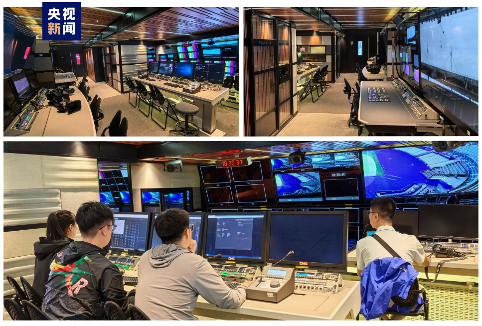 总台"中国红"8k超高清转播车在巴黎启用