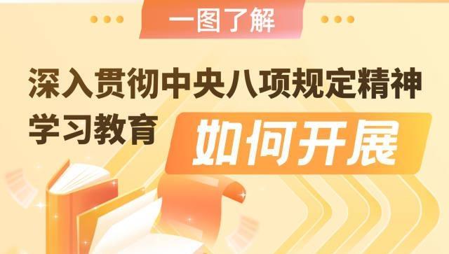 深入贯彻中央八项规定精神学习教育如何开展？一图了解