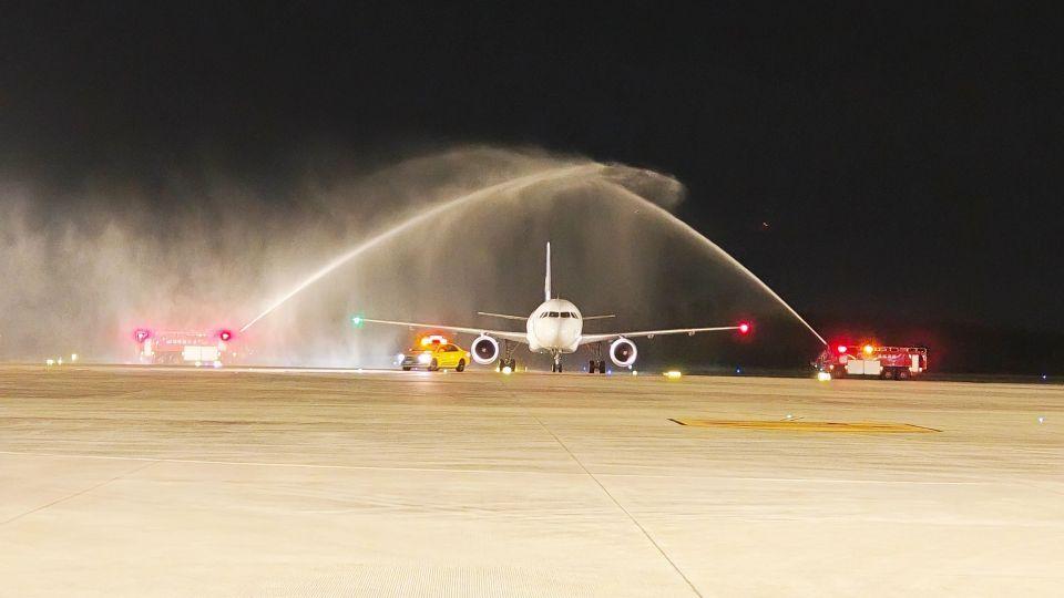 外籍航司首飞粤西！湛江=老挝万象国际航线开通