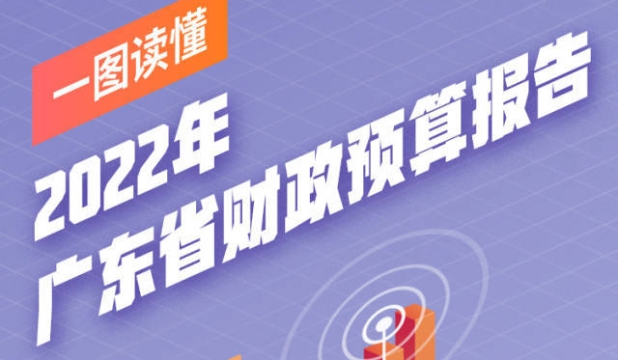 一图读懂2022年广东省财政预算报告