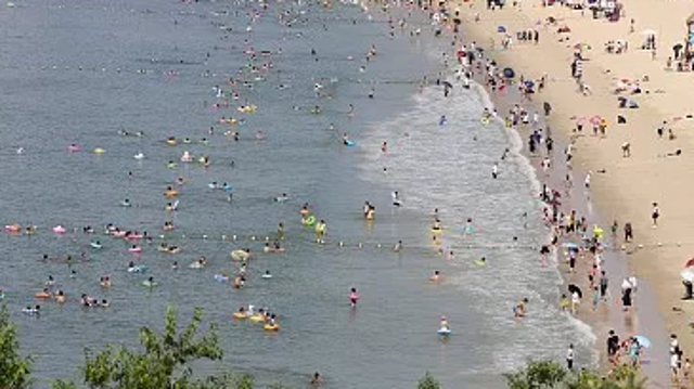 受台风影响，惠州大亚湾黄金海岸景区临时闭园