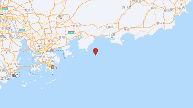 广东惠州市惠东县海域发生3.2级地震