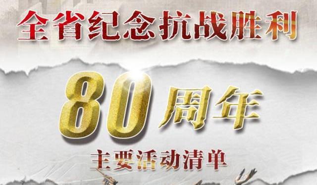 主要活动清单来了！广东围绕纪念抗战胜利80周年开展系列活动