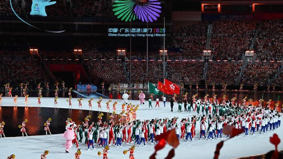 体育强国梦 潮涌大湾区——第十五届全国运动会开幕式侧记