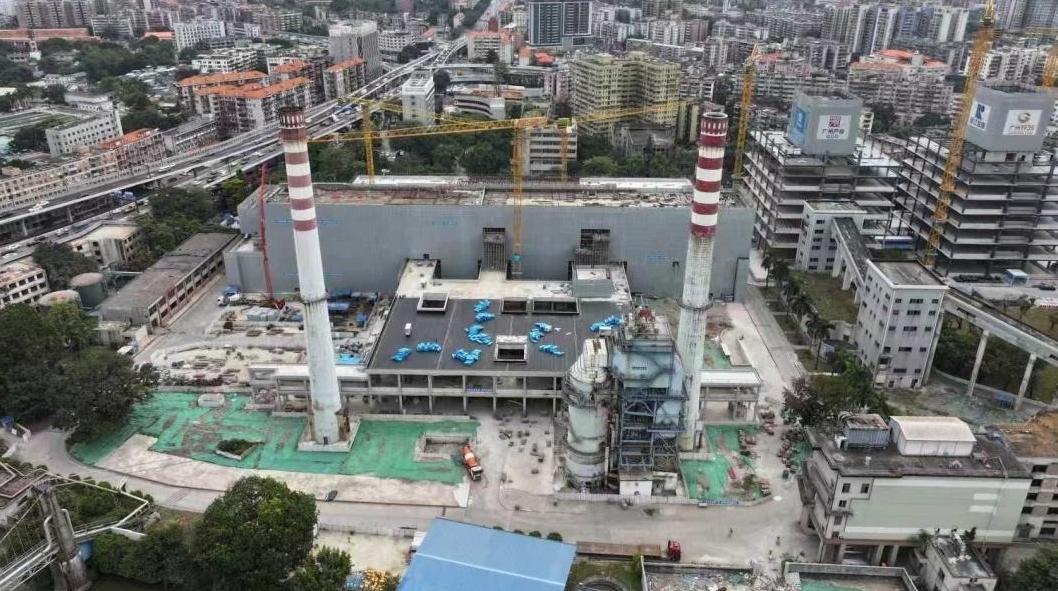 广东现存最老火电厂改造项目主厂房顺利封顶