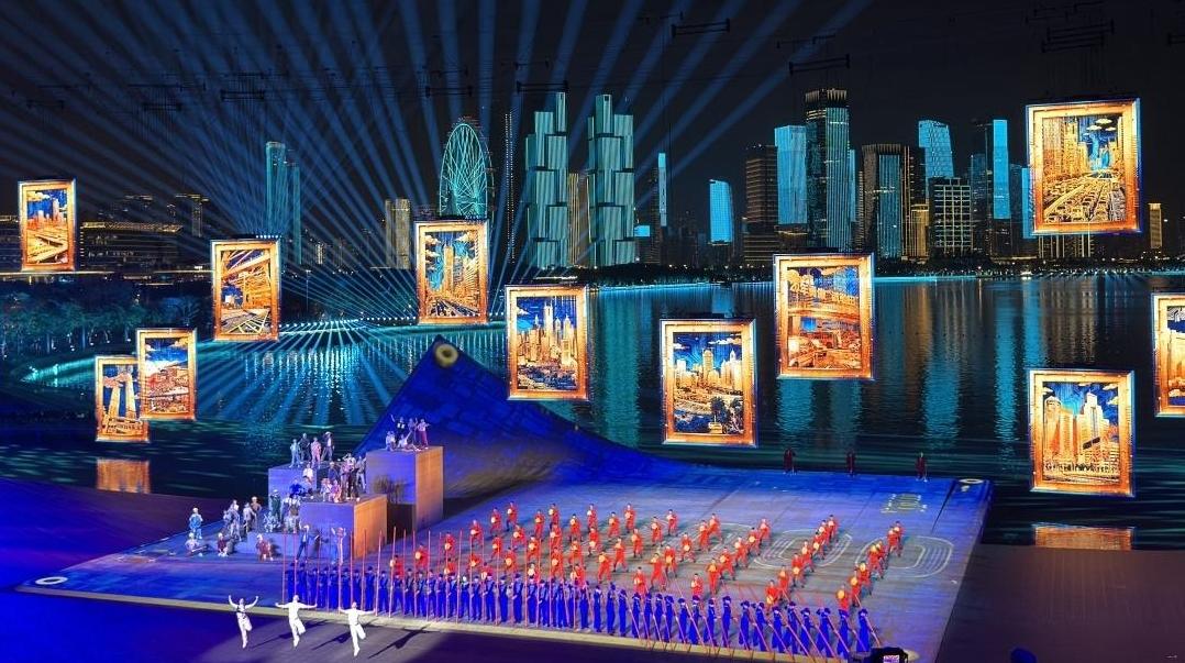 “闯海逐浪” 再现特区45年奋斗史丨十五运会闭幕式