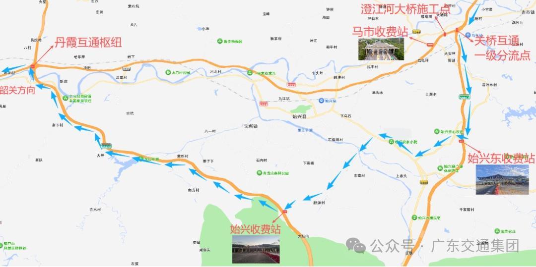 因施工需要，广东多条高速路段今起实施临时管制