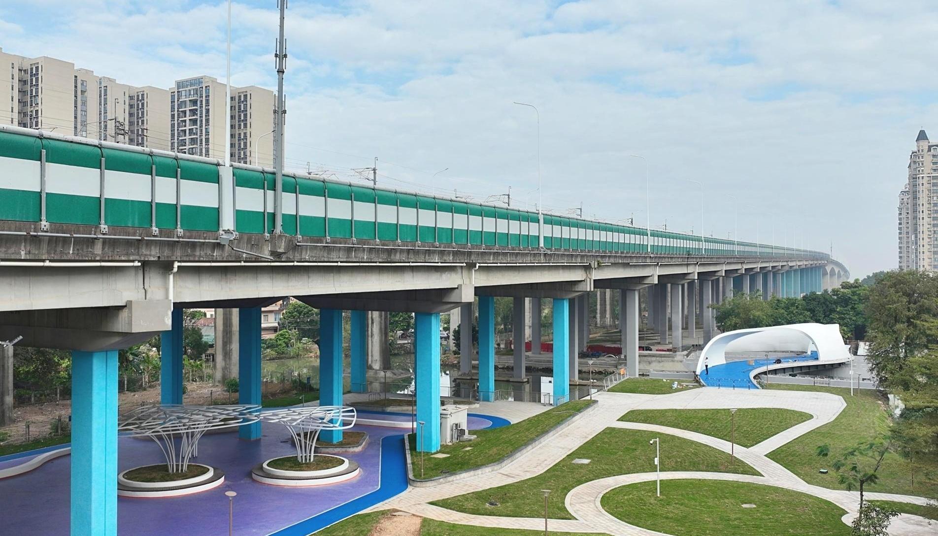 打造家门口的运动场！ 广珠西线2.6万平方米桥下空间焕新亮相