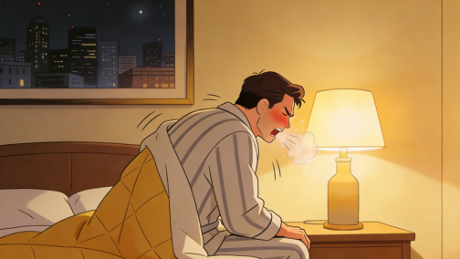 夜咳不止难入睡？学会这几招，给咳嗽按个暂停键