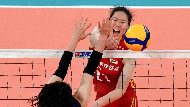 亞洲杯決賽：中國女排1-3不敵日本