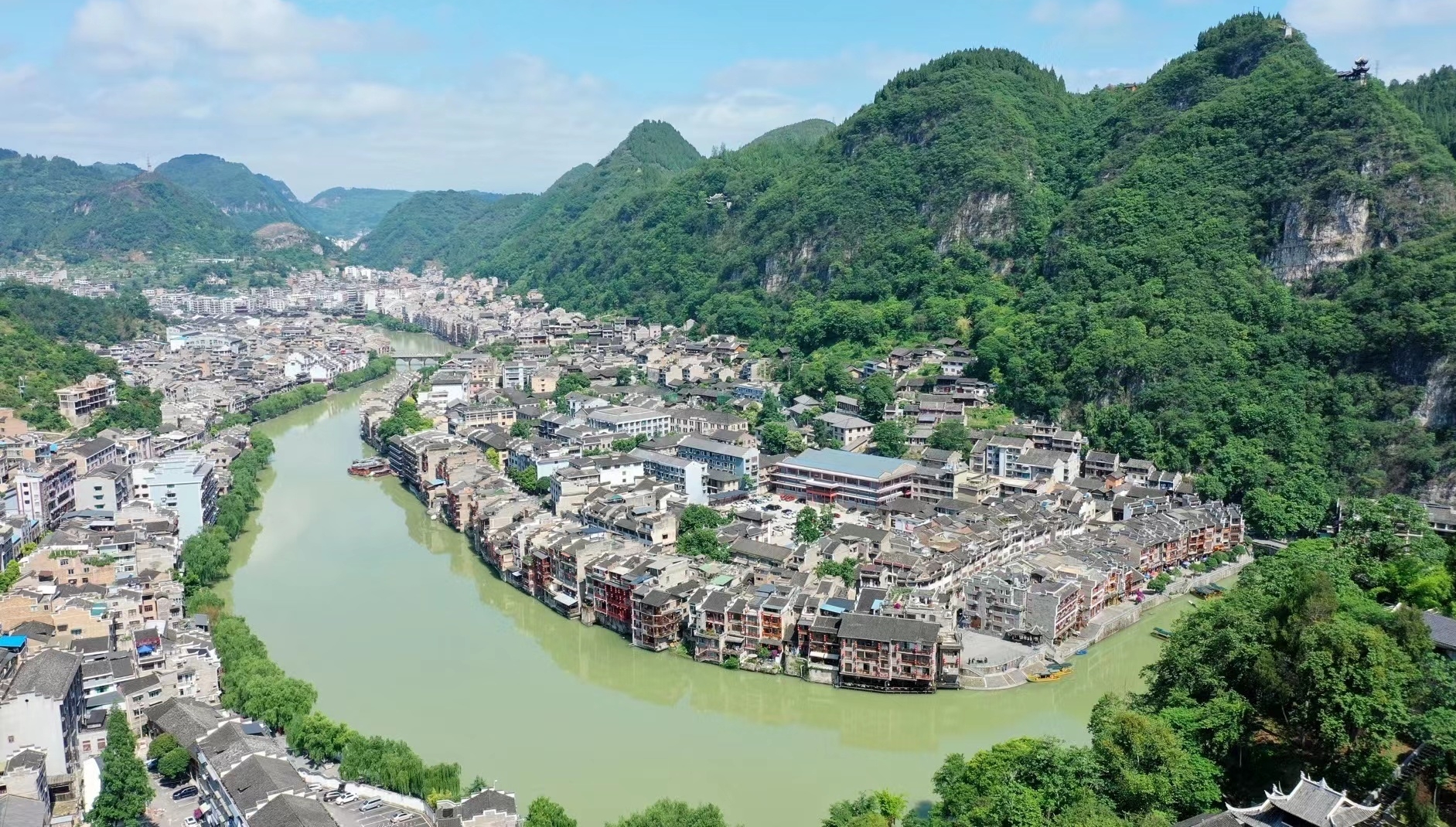 贵州镇远：俯瞰舞阳河