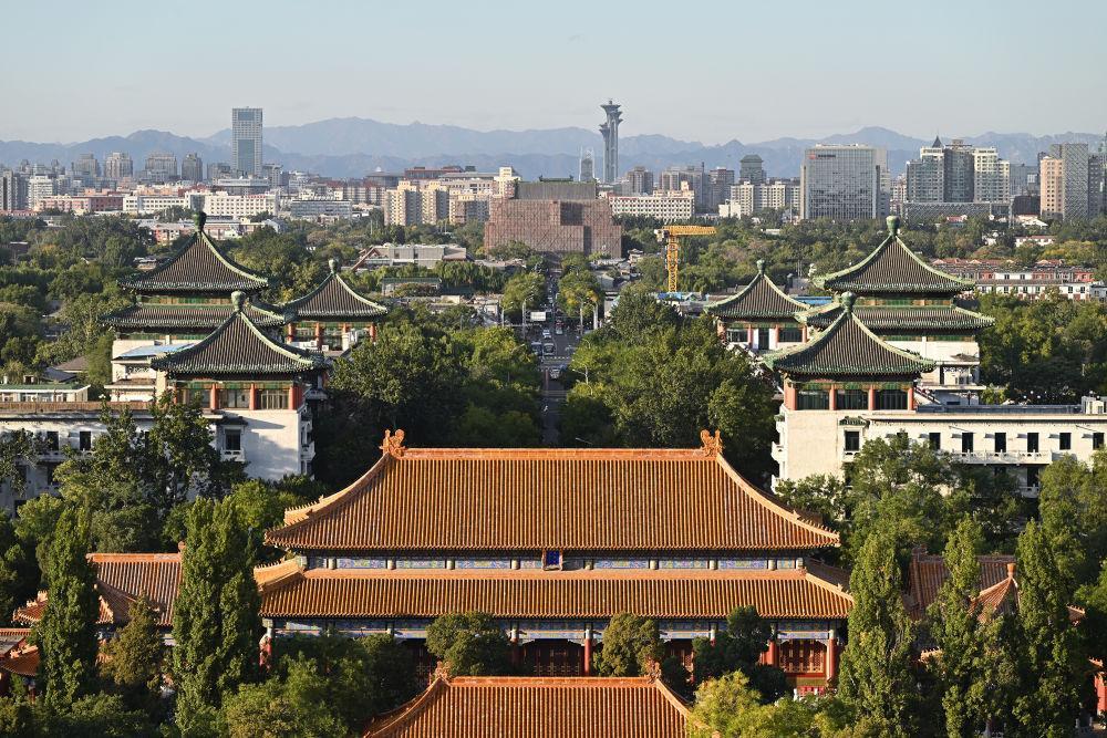 北京中轴线的秋天