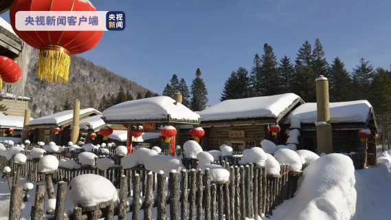 红灯笼、雪蘑菇统统营业啦！中国雪乡景区12月29日起恢复对外开放