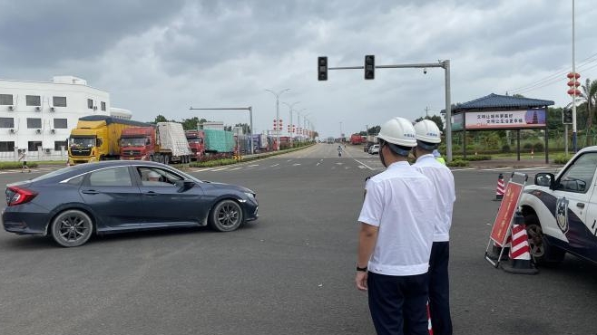 台风“泰利”影响减弱 琼州海峡客滚船复运