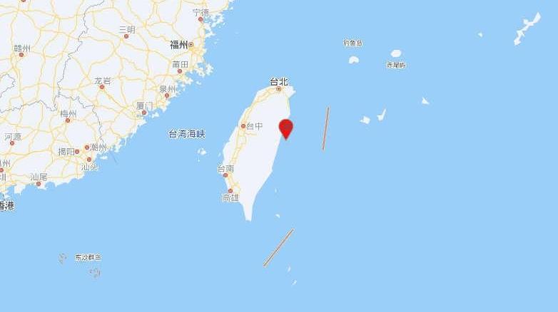 台湾花莲县海域发生4.6级地震