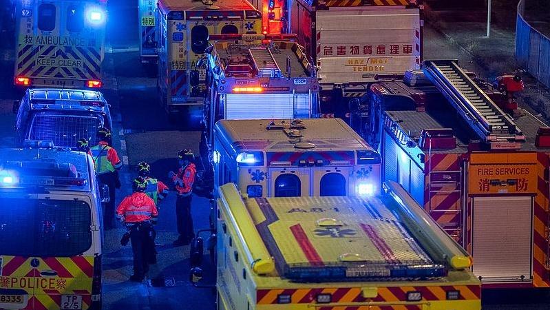 香港警方于大埔宏福苑设立限制飞行区