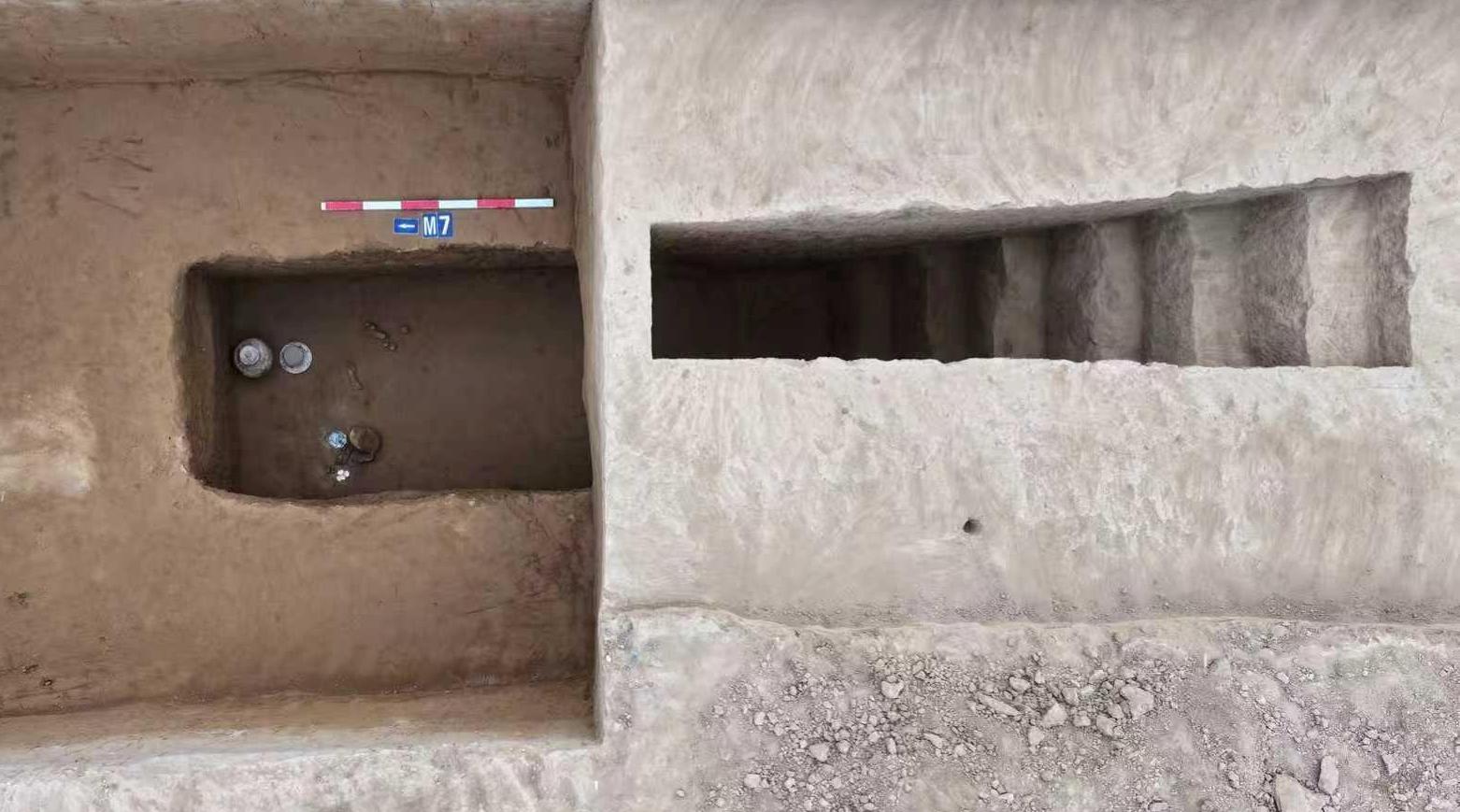 河南三门峡发掘出45座古墓 时代跨度从战国到清朝