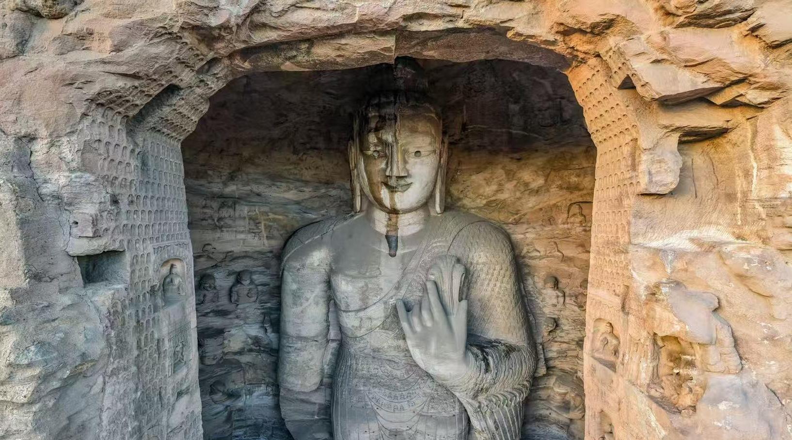 降雨异常致大同云冈石窟局部渗水，官方：第18窟将实施封闭管理