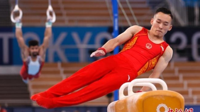 中国体操队首次赛台训练引关注 调整状态迎比赛