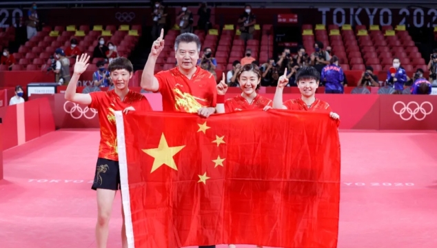 日本记者问中国队为什么这么强？陈梦答了两个字！