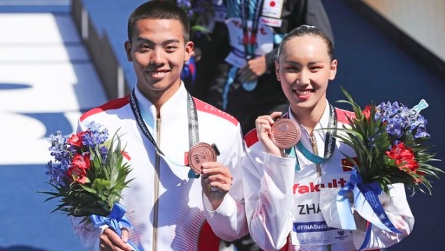 祝贺！中国花游队以4金2铜在游泳世锦赛收官