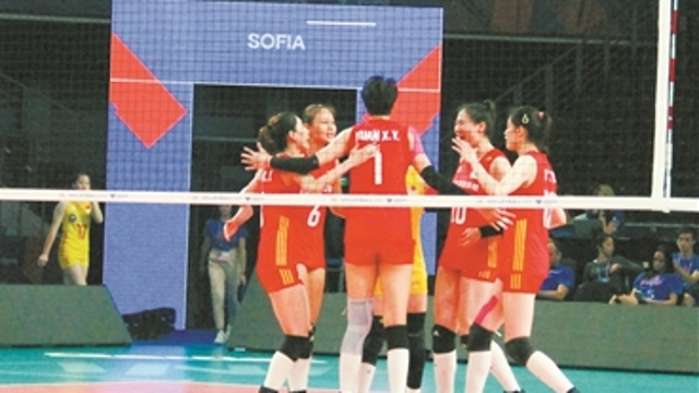 世界女排联赛3比1力克韩国队 中国女排7月13日亮相总决赛