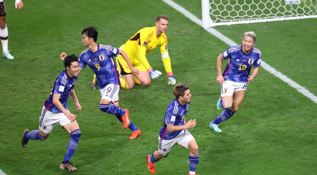 卡塔尔世界杯|日本队2：1逆转德国队