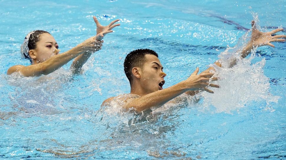 花样游泳前瞻：中国队争取奥运门票 男选手初次亮相