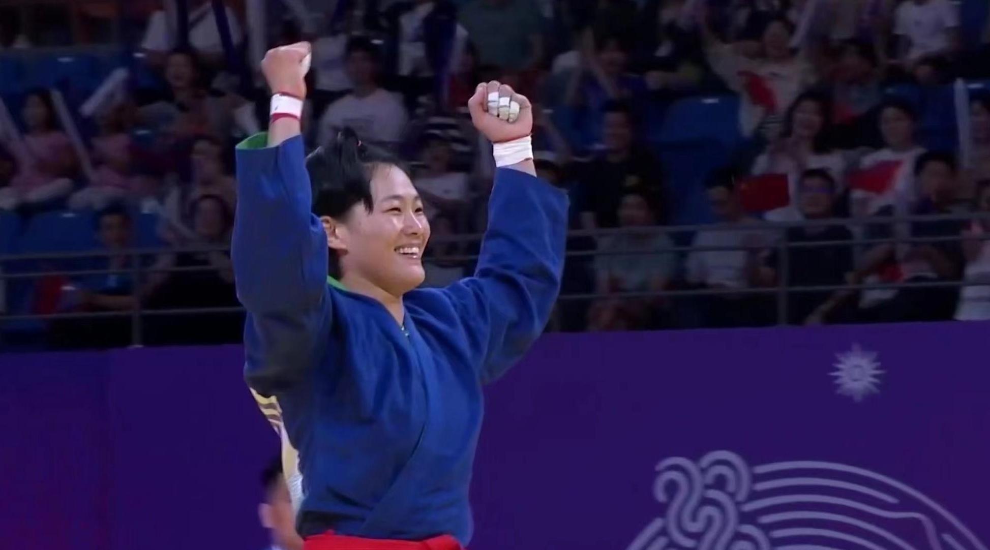 于丹夺得杭州亚运会克柔术女子70公斤级金牌