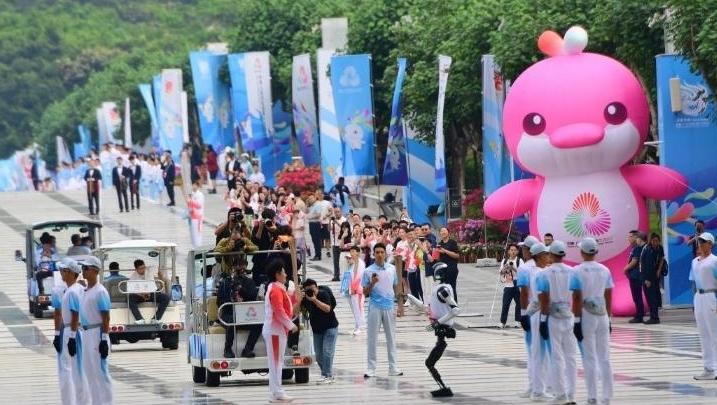 十五运会火炬传递深圳站 “0号火炬手”让人难忘