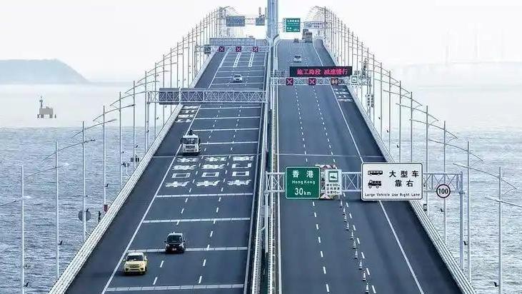6次无感通关!公路自行车队丝滑通过港珠澳大桥