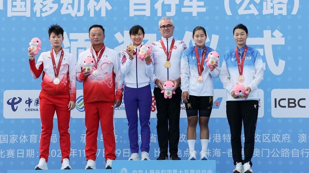 十五运会丨广东队魏晓晴摘得公路自行车赛女子个人赛银牌