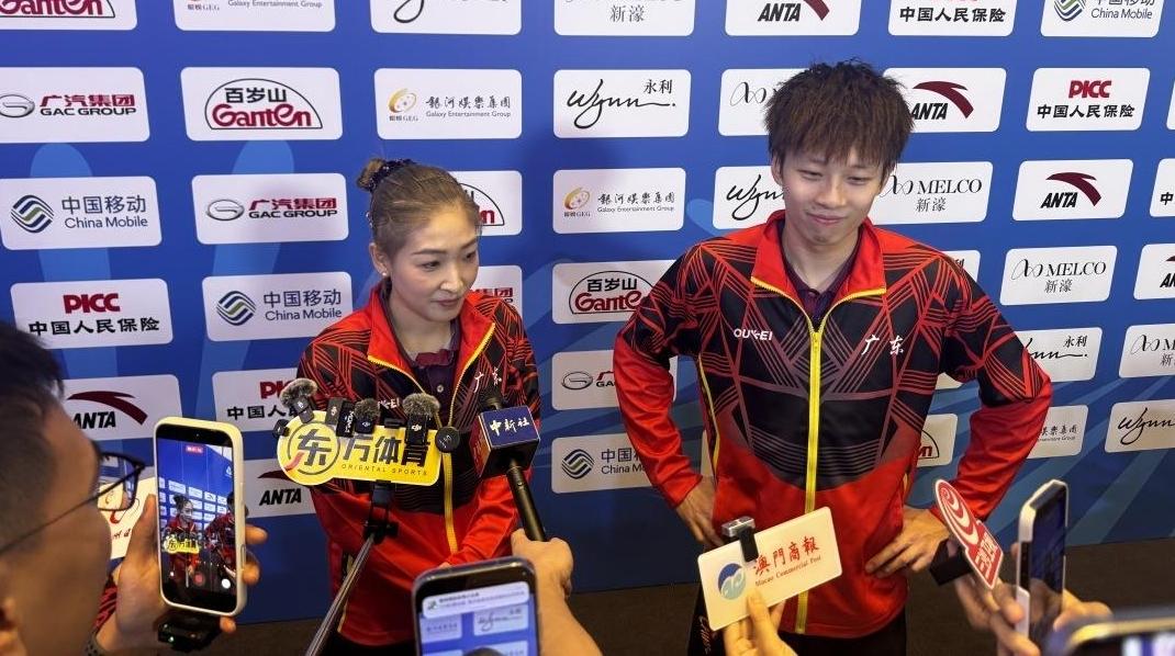 十五运会乒乓球比赛：孙颖莎、樊振东实现开门红，广东队“诗与远方”强势晋级