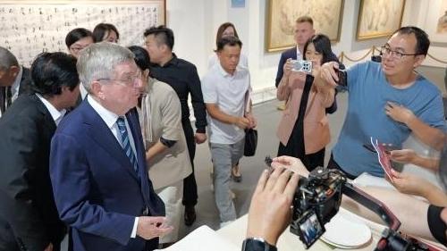 巴赫接受广州日报采访：十五运会必将取得巨大成功