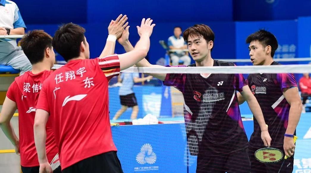 全运会羽毛球男团丨鏖战5个小时 广东队折戟半决赛
