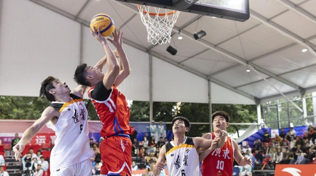 【十五运会】群众比赛三人男篮，广东队拿下“粤辽决”