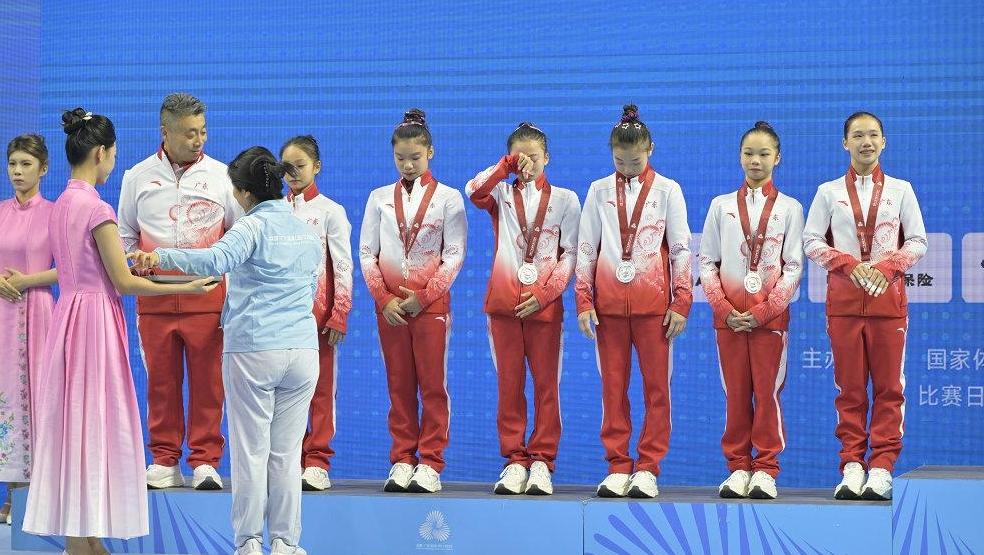 0.002分之差!十五运会广东体操女队憾负摘银
