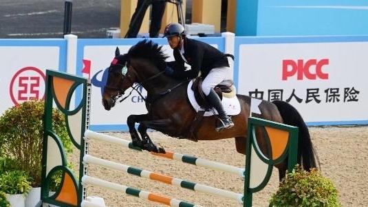 十五运会马术三项赛个人赛广东名将梁锐基强势夺冠