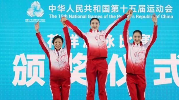 点赞!十五运会花游女子双人项目金牌花落广东