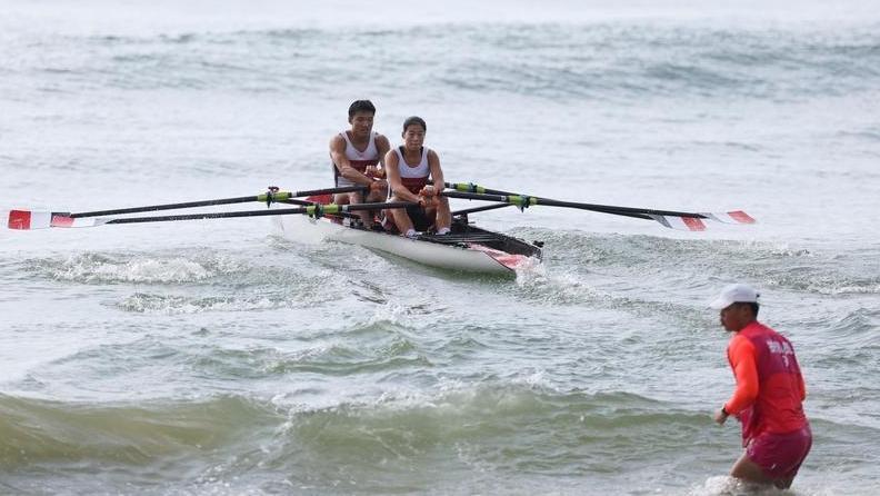 十五运会|广东队夺得海岸赛艇混合双人双桨项目冠军