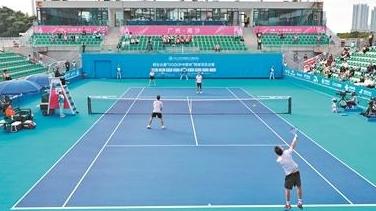 十五运会群众网球决赛南沙开赛