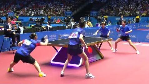 孙颖莎、何卓佳、王添艺携手 河北乒乓女团进4强