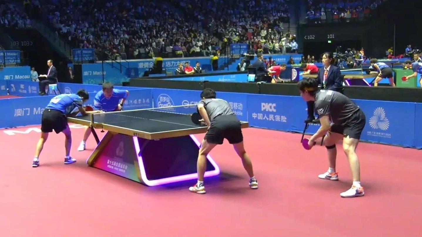 北京乒乓男团晋级全运会半决赛