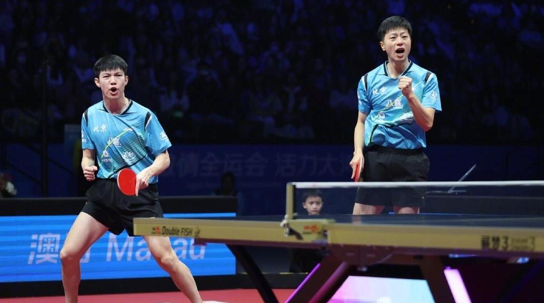 北京队夺得十五运会乒乓球男团冠军