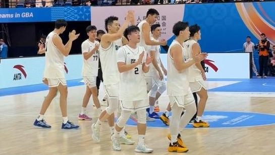 广东队夺得十五运会U22男篮冠军