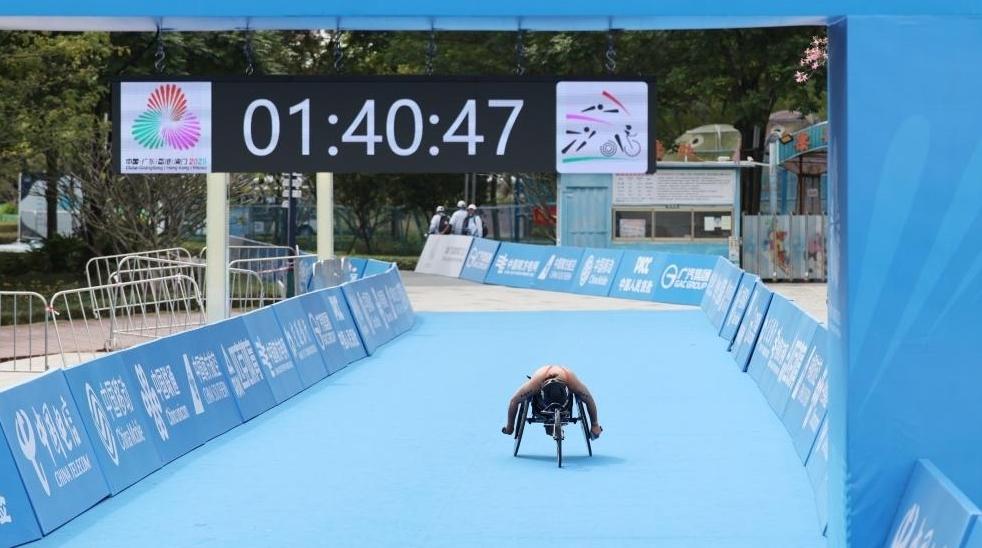 残特奥会铁人三项赛,广东再夺一金一银!