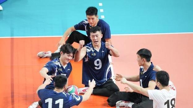 残特奥会坐式排球：云南男队完胜江苏，锁定小组第一出线