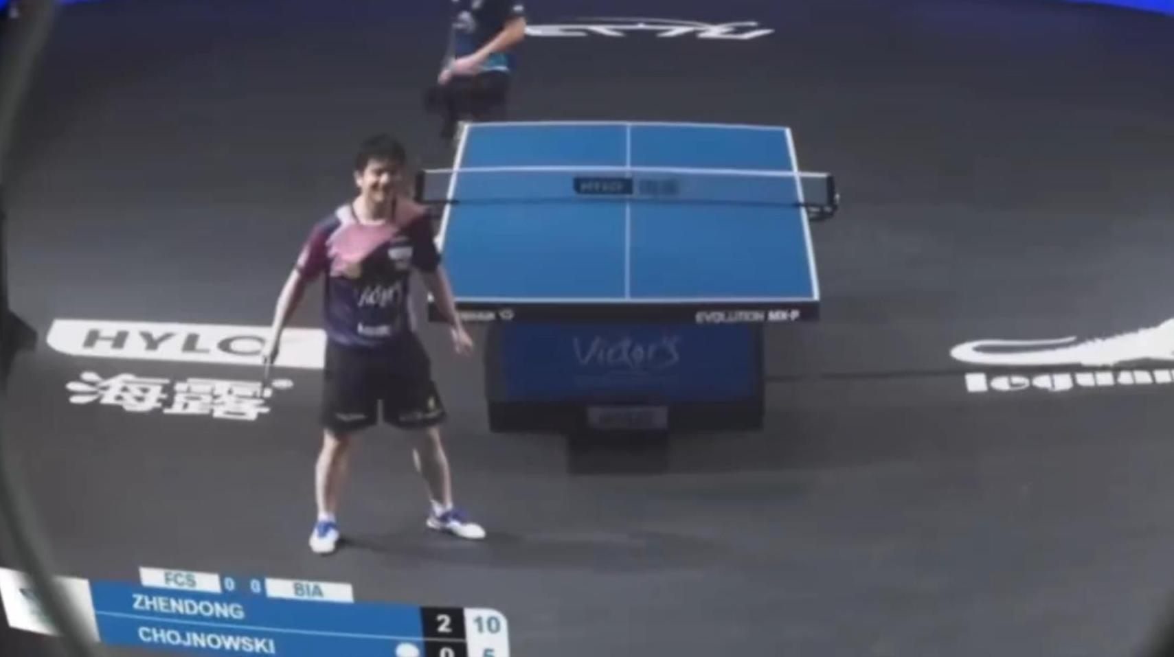 樊振东迎来欧冠首胜 晋级八强