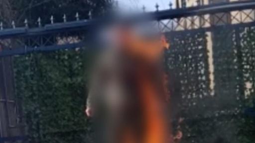 美军人在以色列使馆前自焚，哈马斯：美应对此负责