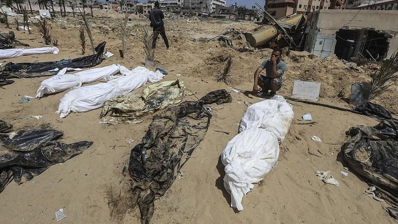 加沙一医院发现近300具尸体 部分死者曾遭虐待